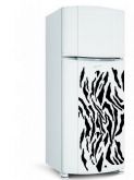 Adesivo Decorativo de Parede - Geladeira - Zebra
