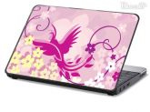 Skin Adesivo p/ Notebook, Netbook, Lap Top -Passaro Floral 1