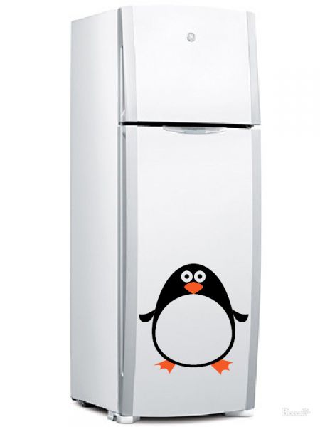 Adesivo Decorativo de Parede - Geladeira - Pinguim 1