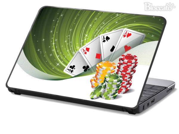 Skin Adesivo p/ Notebook, Netbook, Lap Top - Poker