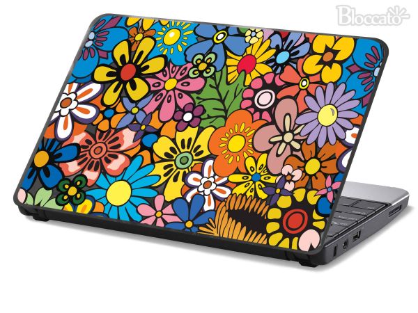 Skin Adesivo p/ Notebook, Netbook, Lap Top - Floral Colorido